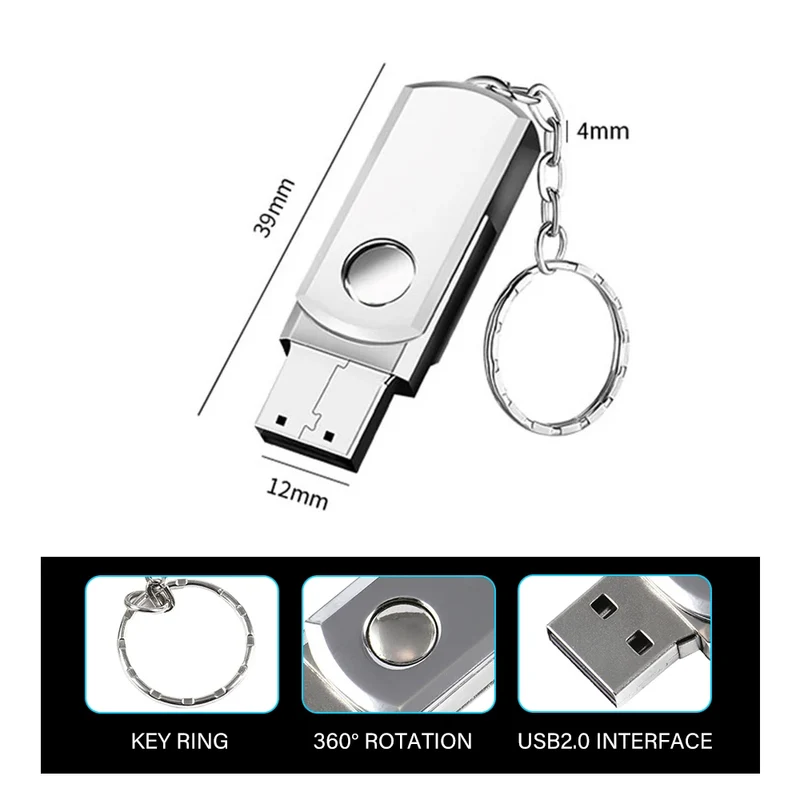High Speed USB Flash Drive 32GB 64GB 128GB 16GB 8GB 4GB Pendrive 256gb 128gb 64gb Pen Drive 2.0 Memory Stick USB Disk on Key