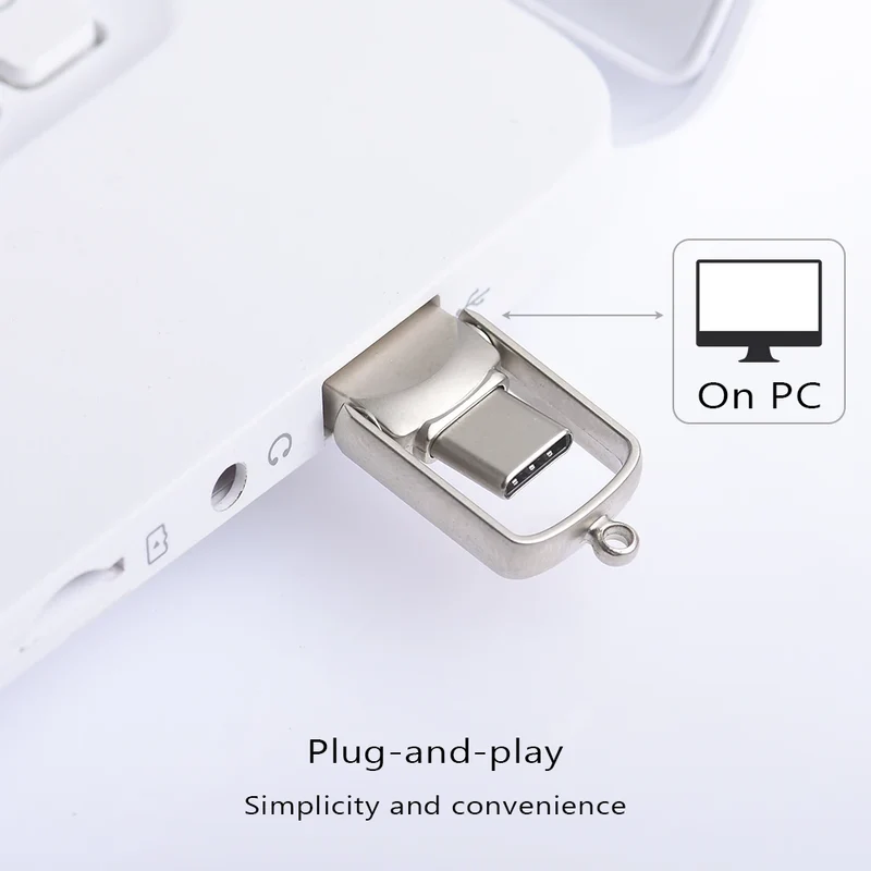 NEW Mini 64GB 128GB Type C Ultra Dual USB Flash Drive Memory Stick Thumb Pen Drive Creative Gifts for Business USB Flash Drives