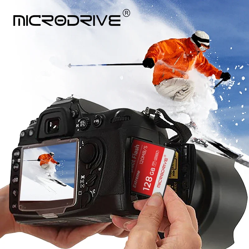 Compact Flash Card 256GB 128GB 32GB 64GB Real Memory Card High Speed 120MB/S CF Card The Best Quality Flash Cards for Camera