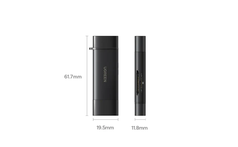 UGREEN USB C SD 4.0 Card Reader USB Memory Card Reader 312MB/s USB3.0&USB C to SD Micro SD TF Card for PC Laptop UHS-II/UHS-I