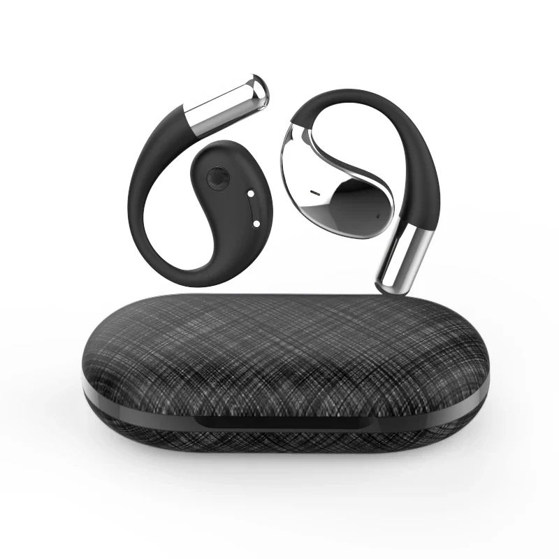 Newest BT 5.3 OWS Earbuds Stereo Deep Bass Over Ear Bud With Earhooks Noise Cancelling Mics Sport Wireless Headphone
