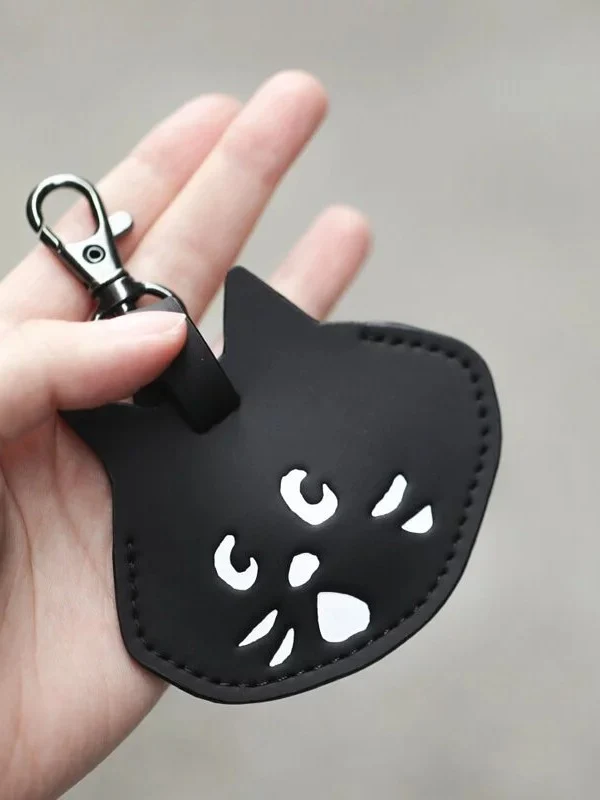 in stock NYA Surprise Cat Distinctive Creative Key Case Unisex Car Universal Key Case Cute Storage Bag Pendant
