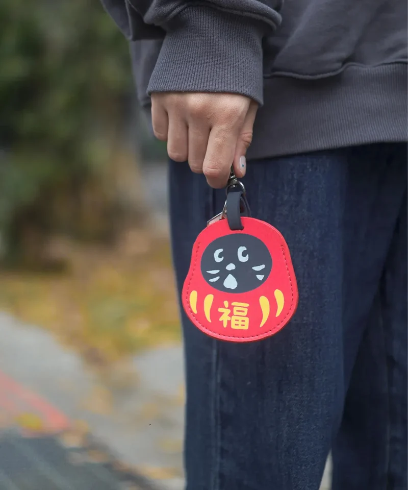 in stock NYA Surprise Cat Distinctive Creative Key Case Unisex Car Universal Key Case Cute Storage Bag Pendant