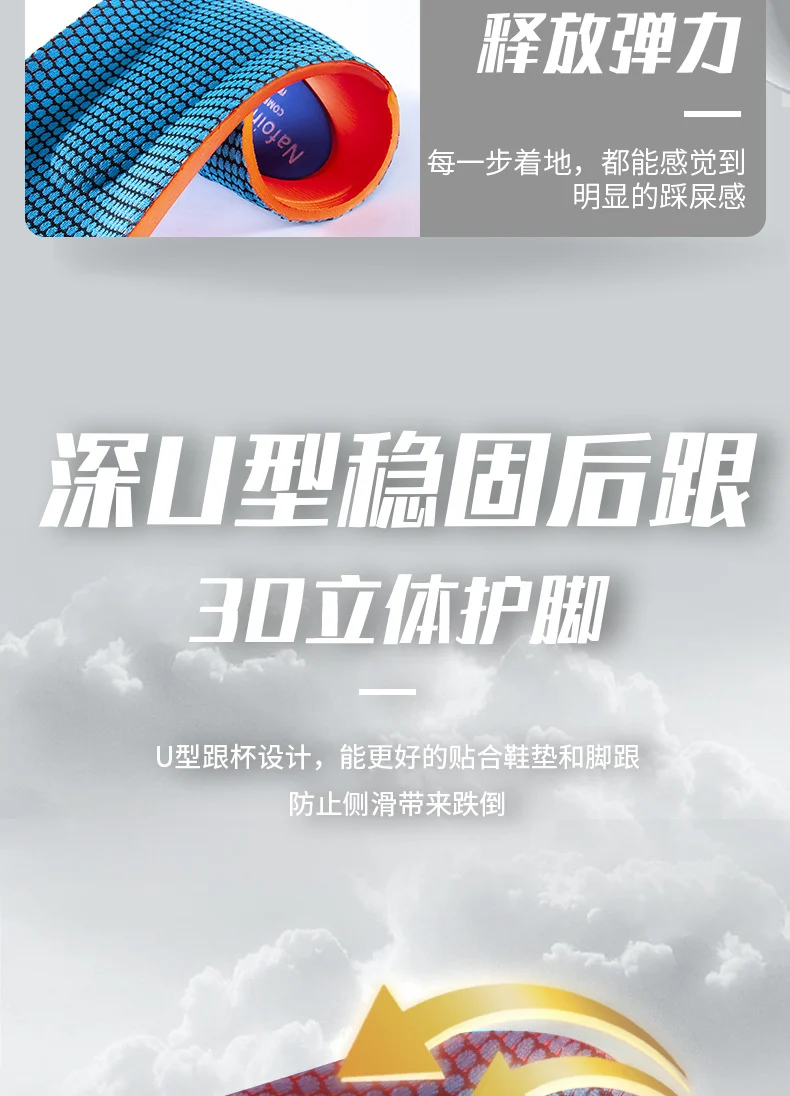 Sports Insoles, Summer Military Training Soft Soles, Shock-Absorbing Men's Sweat-Absorbing Insoles, Flat Arch Full Padded Heel Insoles Wholesale