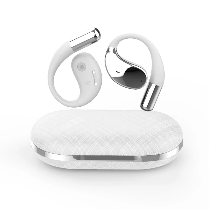 Newest BT 5.3 OWS Earbuds Stereo Deep Bass Over Ear Bud With Earhooks Noise Cancelling Mics Sport Wireless Headphone
