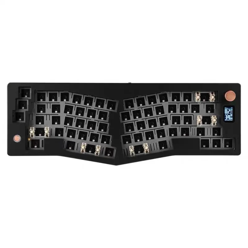 ABM066 Third Mock Examination Alice RGB Plastic Mechanical Keyboard Gasket Structure USB-C Knob VIA Customized Kit Laptop Used