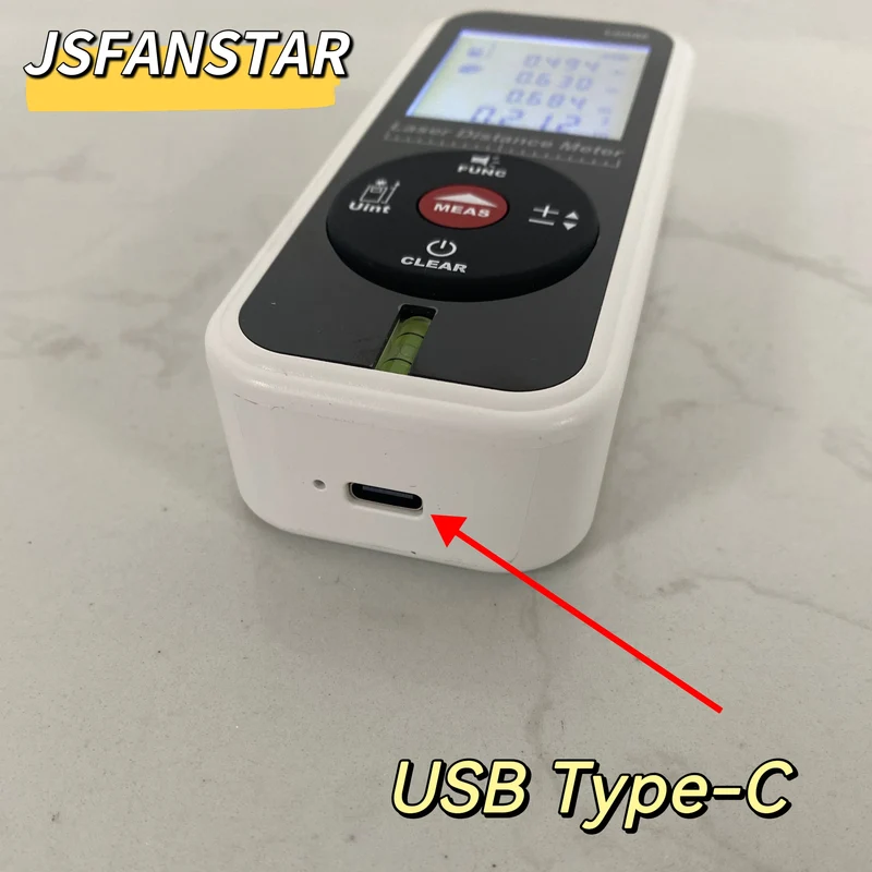 50m USB Length Precision Meter Laser Measuring Distance Device Factory High Quality