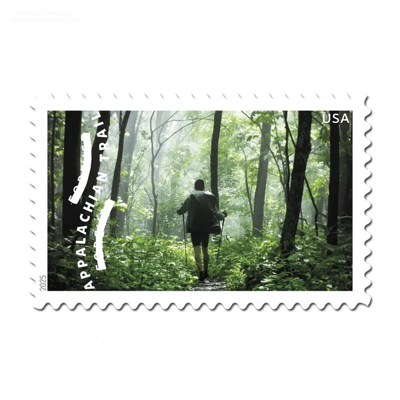 Permanent Stamps Labels Stickers 2025 the Appalachian Trail Custom Paper Legal Postage-stamps Label Online Bulk Printing