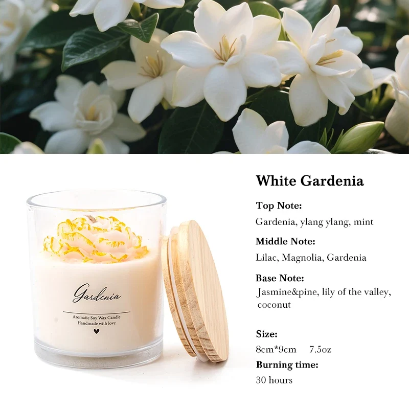 AIKUN 8 * 9cm Natural Eco Friendly Private Label Jar Custom Label Soy Wax Aromatherapy Candle for Holiday Gift Projects