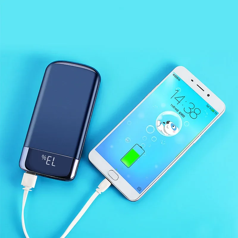 FeGobe 20000mAh Ultra-Thin LED Display Power Bank Hot Sale Portable Charger Micro USB Input Interface 10W for Fast Charging