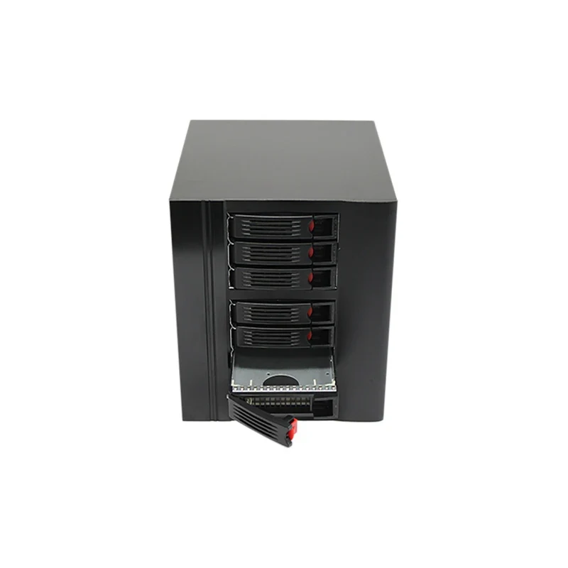 Hot Swap 6 Bays Desktop NAS Server case Nas Computer case with USB 3.0 Fits Mini ITX Applied in Office