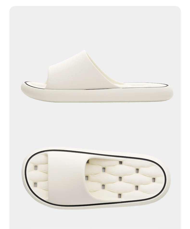 Leakage bathroom slippers ladies summer 2025 new indoor home non-slip bath quick-drying non-stinky feet sandals men