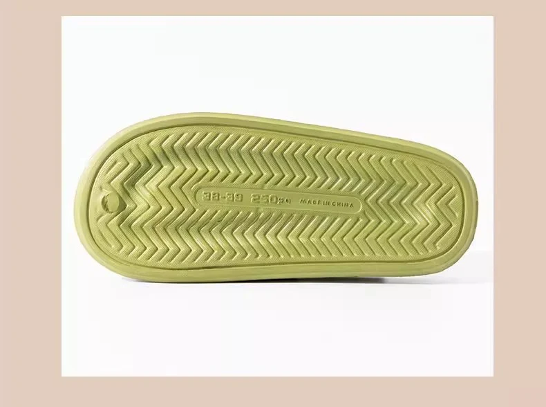 Thick-Soled Sandals for Women 2025 New Summer Home Indoor Bathing Non-Slip Simple Shit-Stepping Couple Slippers for Men