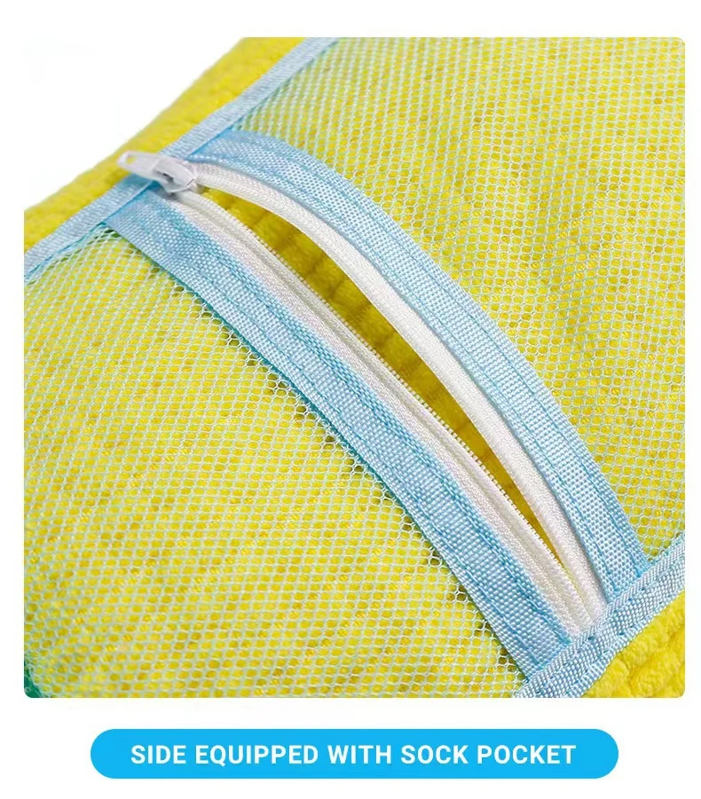 New Amazon Shoe Washing Bag with Lock, Single-Sided Mesh Chain for Laundry, Thickened Lazy Shoe Washing Bag, Machine Washable
