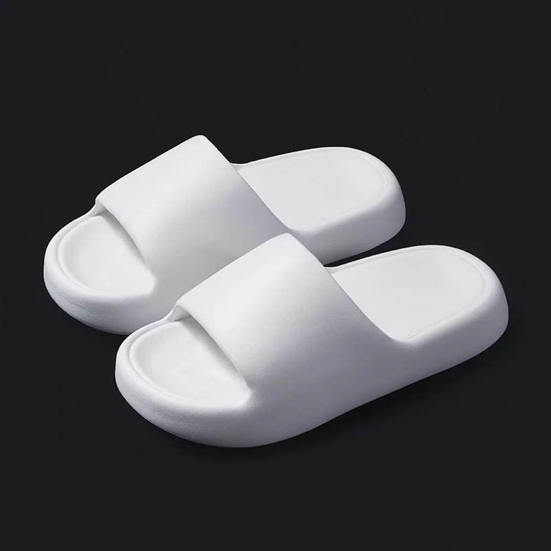 Korean Style Non-Slip Soft-Soled Eva Slippers for Women in Summer Bathroom Bathing Couples Thick-Soled Home Sandals