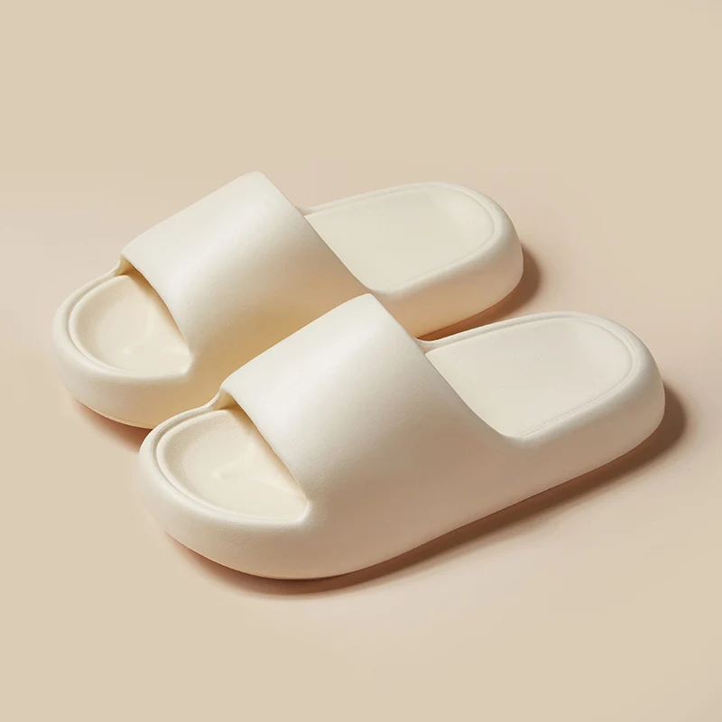 Korean Style Non-Slip Soft-Soled Eva Slippers for Women in Summer Bathroom Bathing Couples Thick-Soled Home Sandals