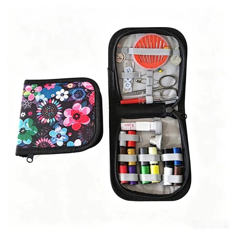 Sewing Box Household High-Quality Dormitory Sewing and Mending Sewing Kit Portable Wedding Sewing Kit Practical Sewing Thread Box