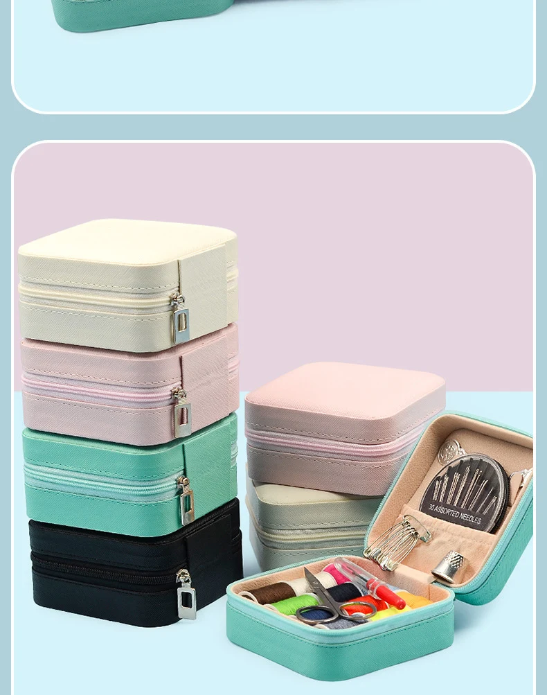 Sewing Box Household High-Quality Dormitory Sewing and Mending Sewing Kit Portable Wedding Sewing Kit Practical Sewing Thread Box