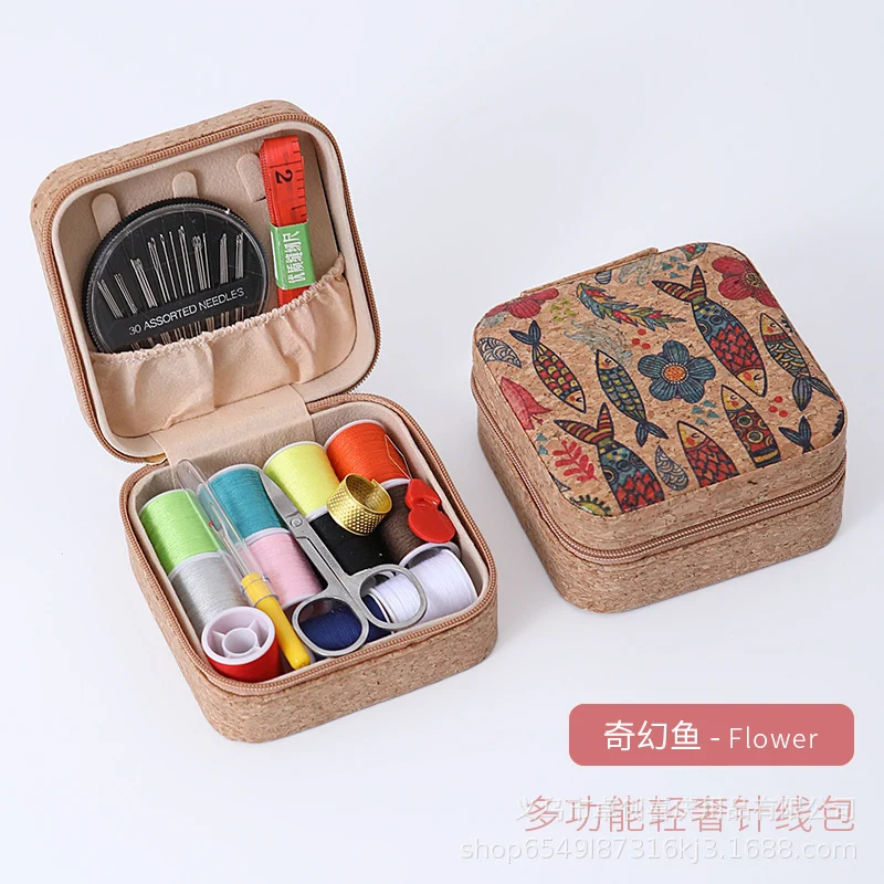 Sewing Box Household High-Quality Dormitory Sewing and Mending Sewing Kit Portable Wedding Sewing Kit Practical Sewing Thread Box