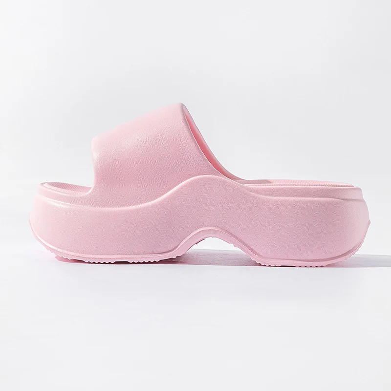 Eva Thick-Soled Slippers for Women to Feel Like Stepping on Shit, Indoor and Home Summer Deodorant Soft-Soled Outer Wear Heightening Beach and Seaside Slippers