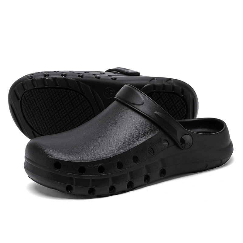 Wholesale Chef Shoes, Non-Slip Kitchen Shoes, Work Shoes, Oil-Proof, Waterproof, Wear-Resistant Safety Shoes, Protective Shoes, Toe-Toe Labor Protection Shoes