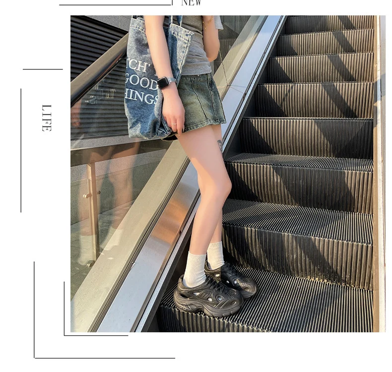 New Style Eva Thickened 5cm Height-Increasing Soft Sole Comfortable Versatile Dad Shoes Outdoor Closed-Toe Sandals for Couples