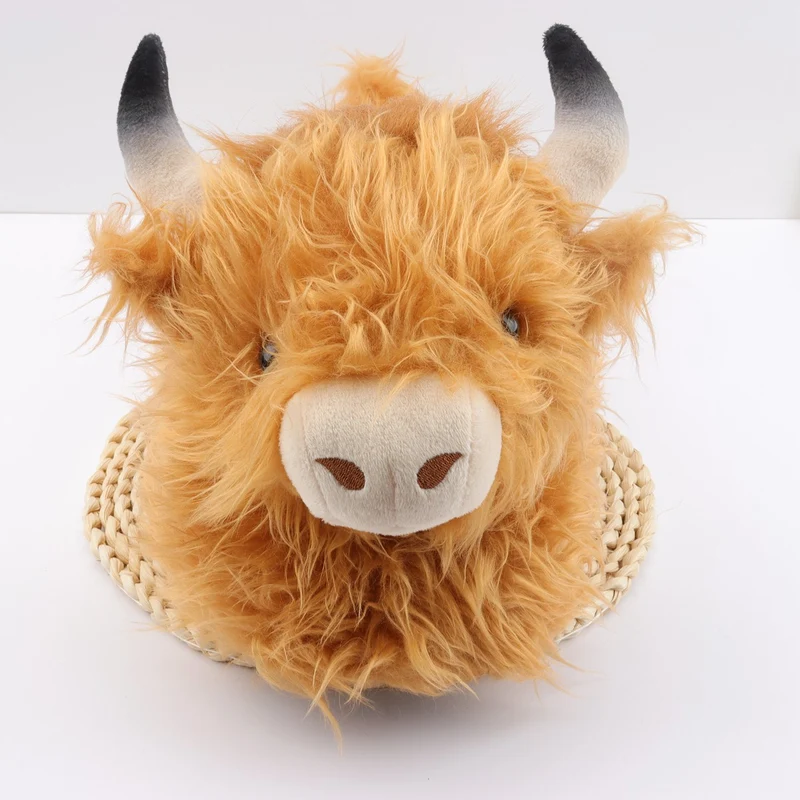 Imitation Yak Cotton Slippers Autumn and Winter Home Floor Stupid Cow Platform Cotton Shoes Cute Outer Wear Comfortable Slippers for Women