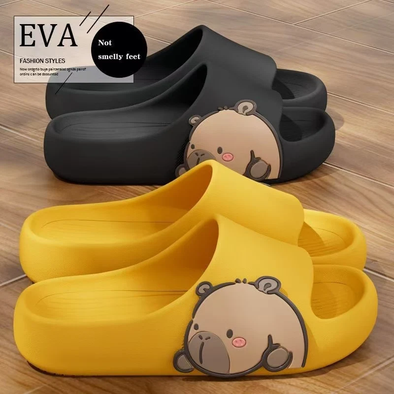 Eva Slippers for Women, Non-Slip, Anti-Odor, Summer Home Slippers, Men's Home Indoor Bathroom Bathing Slippers