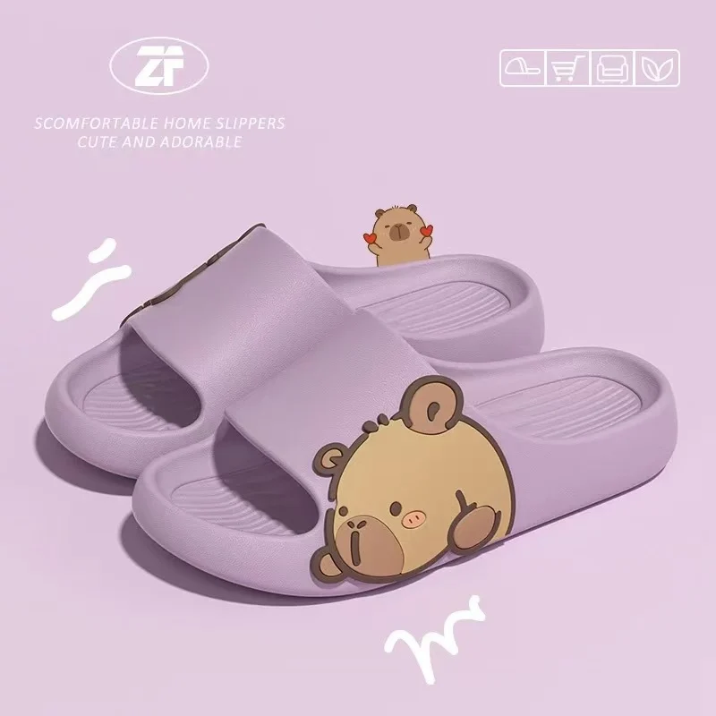 Eva Slippers for Women, Non-Slip, Anti-Odor, Summer Home Slippers, Men's Home Indoor Bathroom Bathing Slippers