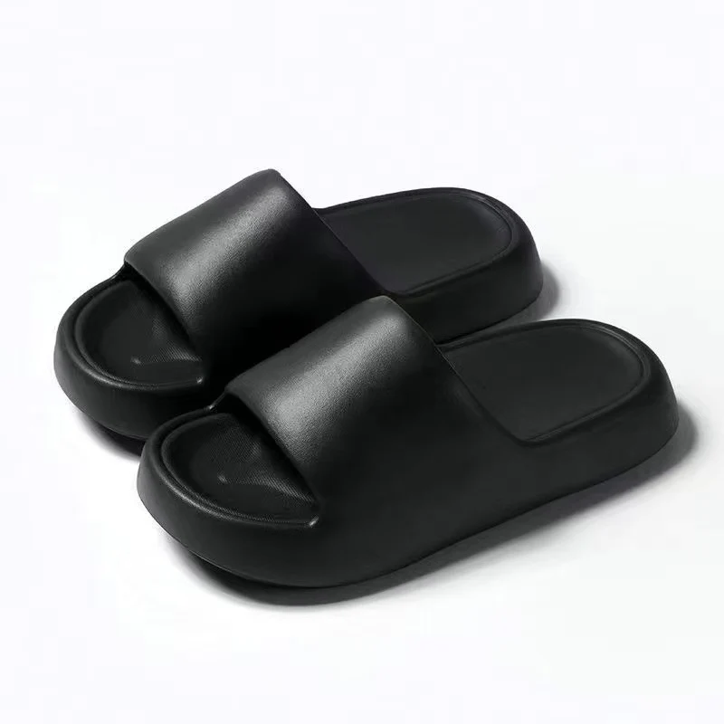 Thick-Soled Slippers for Women 2025 Summer New Style Indoor Home Bathing Non-Slip Household Slippers for Outer Wear with a Sense of Stepping on Shit