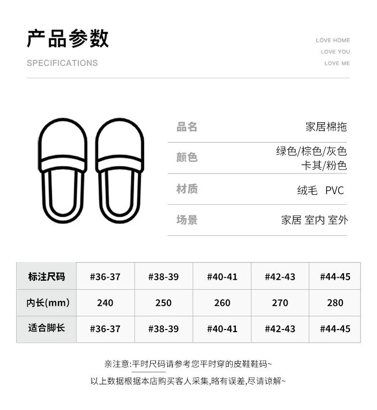 Winter Cotton Slippers for Women, Fleece-Lined, Indoor, Non-Slip, Warm, Thick-Soled, Wear-Resistant, Essential for Home Use, Couple's Cotton Patchwork New Style
