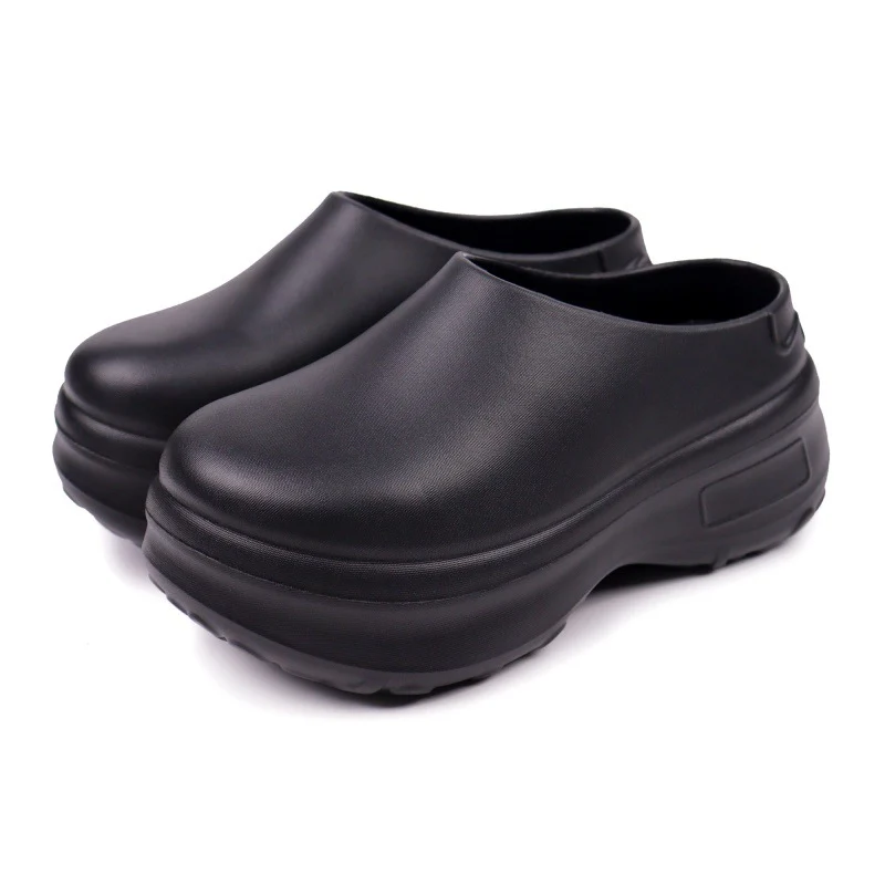 Foreign Trade Cross-Border Chef Shoes, Outdoor Casual Shoes, Comfortable Platform Sole, Wear-Resistant, Non-Slip, Thick-Soled Slippers for Men and Women, Eva