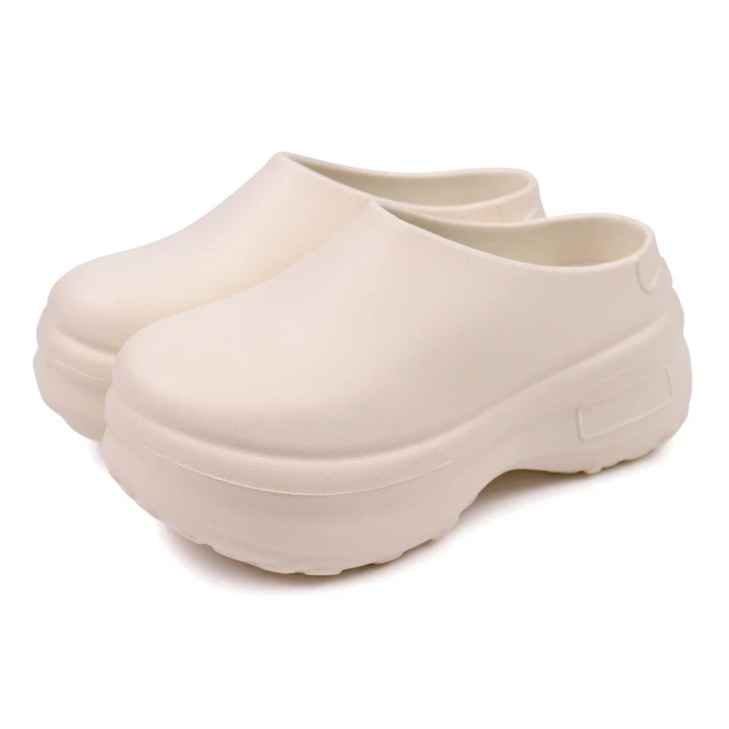 Foreign Trade Cross-Border Chef Shoes, Outdoor Casual Shoes, Comfortable Platform Sole, Wear-Resistant, Non-Slip, Thick-Soled Slippers for Men and Women, Eva