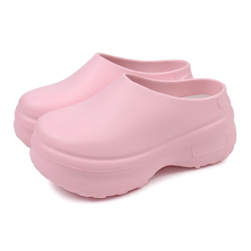 Foreign Trade Cross-Border Chef Shoes, Outdoor Casual Shoes, Comfortable Platform Sole, Wear-Resistant, Non-Slip, Thick-Soled Slippers for Men and Women, Eva