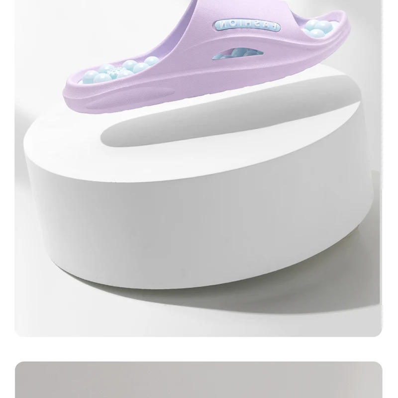 Massage Slippers for Women 2025 New Model Home Indoor Non-Slip Health-Preserving Acupressure Foot Point Slippers for Men Summer