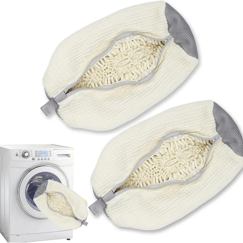 New Lazy Cross-Border Shoe Brush Bag, Special Shoe Washing Bag for Washing Machine, Anti-Deformation, No Harm to Hands, Household Machine Washable Shoe Care