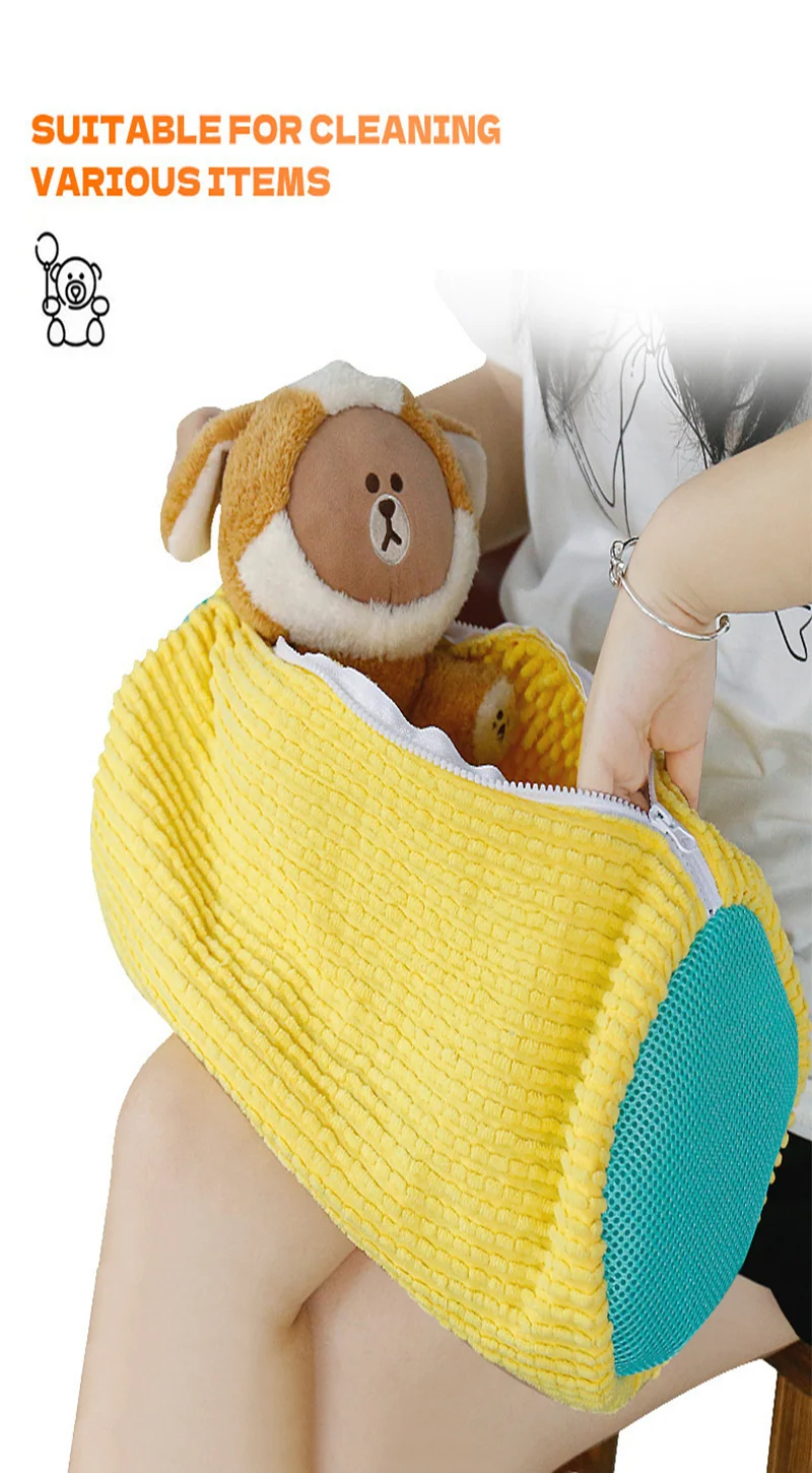 New Lazy Cross-Border Shoe Brush Bag, Special Shoe Washing Bag for Washing Machine, Anti-Deformation, No Harm to Hands, Household Machine Washable Shoe Care