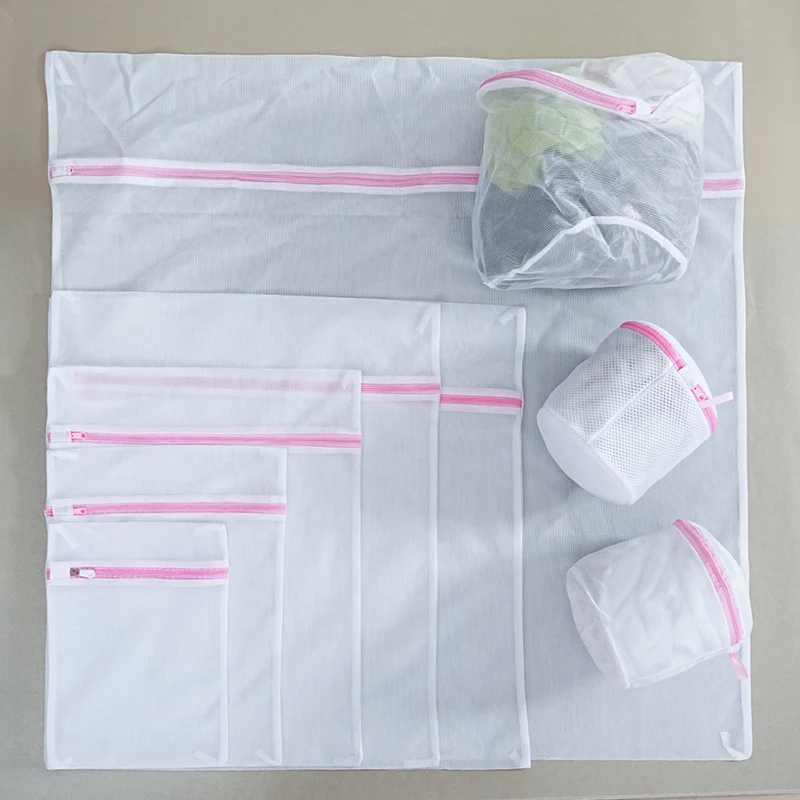 Direct Supply of Thickened Fine Mesh Laundry Bags, Underwear and Bra Protective Wash Bags, Wholesale Cross-Border Hot-Selling Clothing Washing Machine Bags