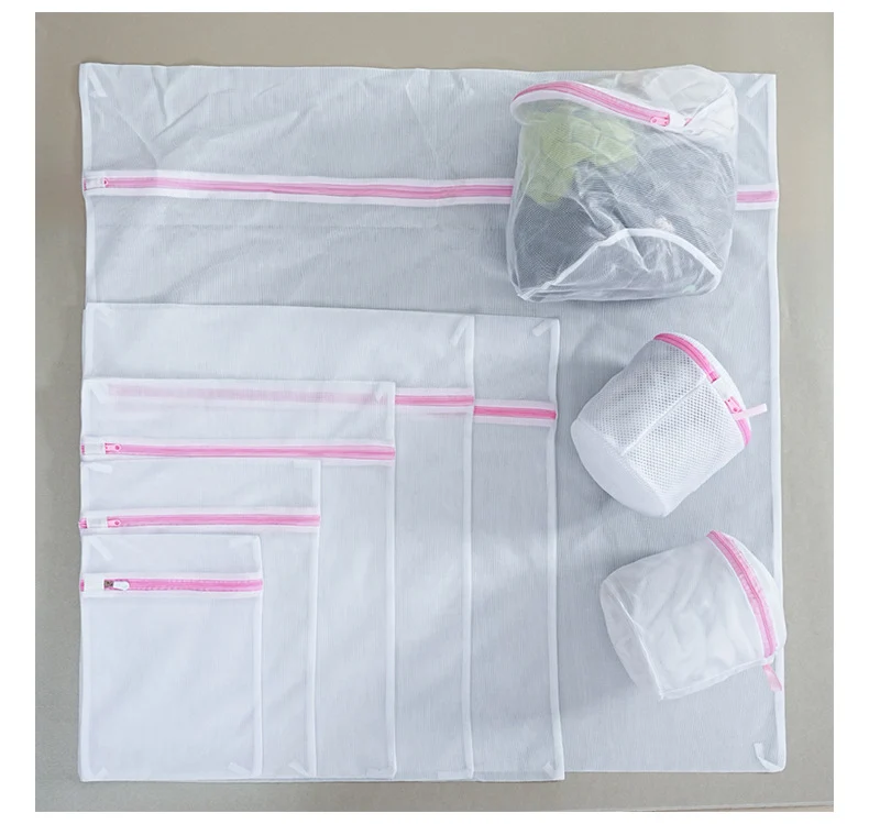 Direct Supply of Thickened Fine Mesh Laundry Bags, Underwear and Bra Protective Wash Bags, Wholesale Cross-Border Hot-Selling Clothing Washing Machine Bags