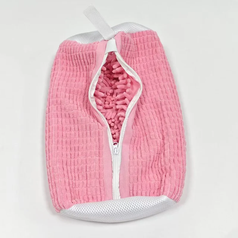 Shoe Washing Bag New Thickened Reusable Washing Machine Special Shoe Washing Bag Chenille Mesh Cleaning Bag