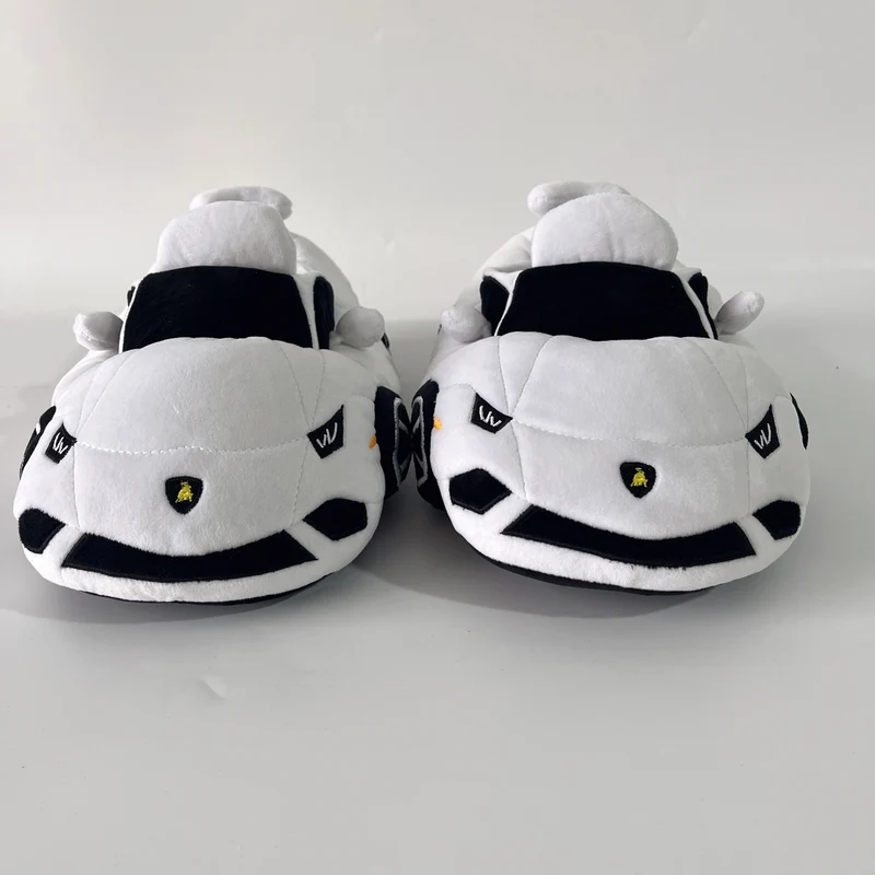 In-Stock Cross-Border Hot-Selling Racing Slippers Lamborghini Non-Slip Warm Home Cotton Shoes Winter Closed-Toe