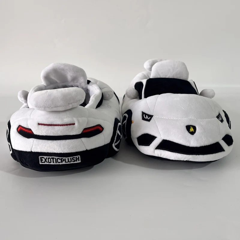 In-Stock Cross-Border Hot-Selling Racing Slippers Lamborghini Non-Slip Warm Home Cotton Shoes Winter Closed-Toe