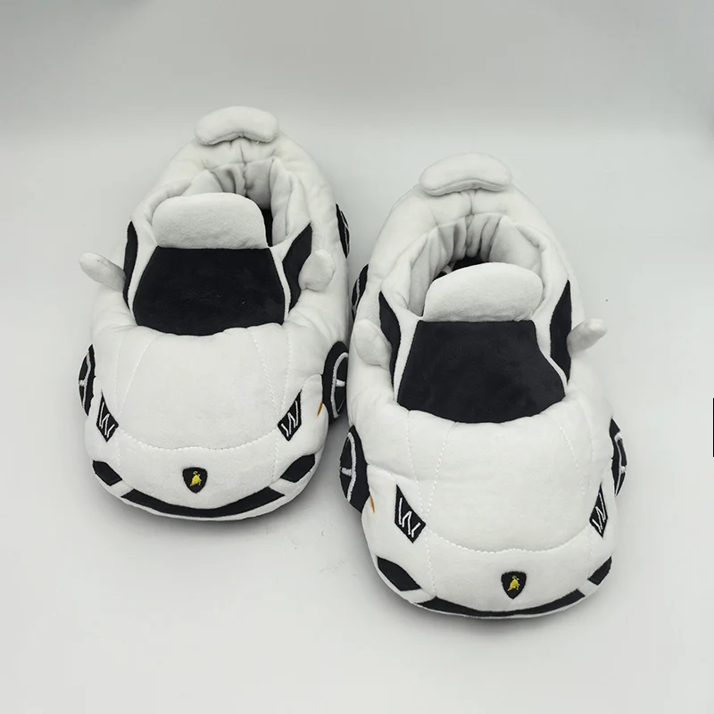 In-Stock Cross-Border Hot-Selling Racing Slippers Lamborghini Non-Slip Warm Home Cotton Shoes Winter Closed-Toe