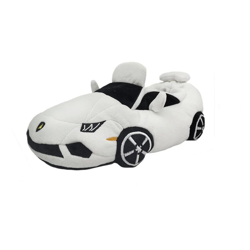 In-Stock Cross-Border Hot-Selling Racing Slippers Lamborghini Non-Slip Warm Home Cotton Shoes Winter Closed-Toe