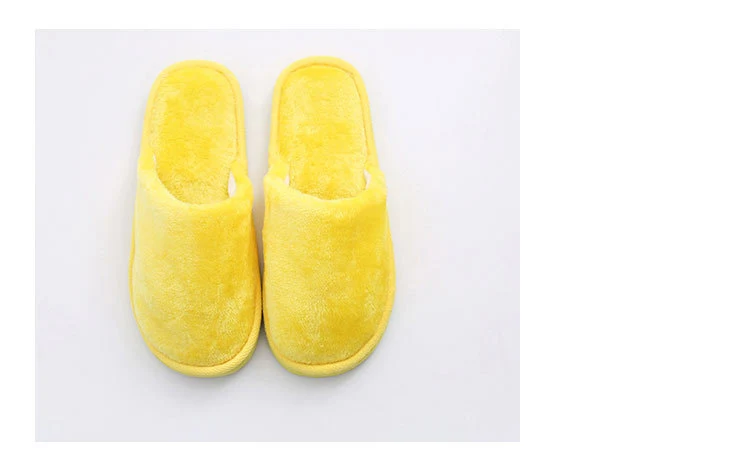 New plush indoor home autumn and winter wooden floor warm EVA moon cotton slippers Cixi