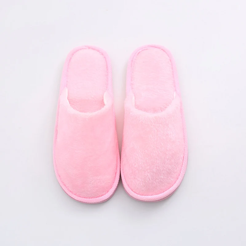 New plush indoor home autumn and winter wooden floor warm EVA moon cotton slippers Cixi