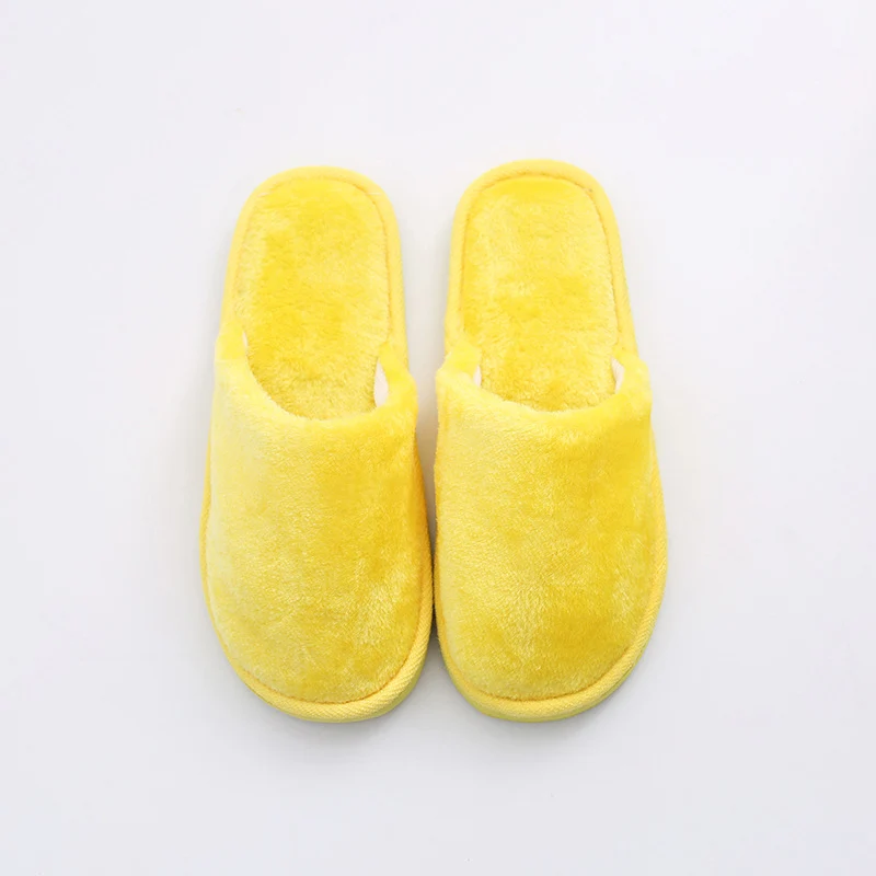 New plush indoor home autumn and winter wooden floor warm EVA moon cotton slippers Cixi