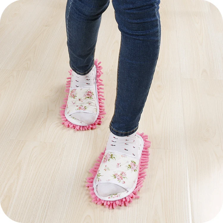 Xinzhi Shang Wholesale Children's Adult Open-Toe Cotton Slippers Lazy Floor Mopping Slippers Mopping Slippers Removable and Washable Sweeping Shoes