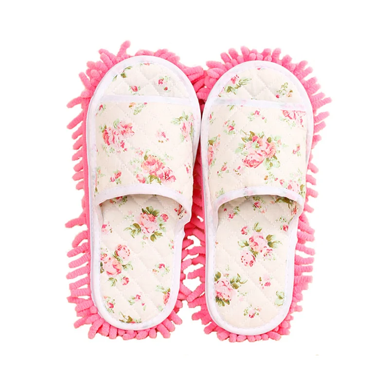 Xinzhi Shang Wholesale Children's Adult Open-Toe Cotton Slippers Lazy Floor Mopping Slippers Mopping Slippers Removable and Washable Sweeping Shoes