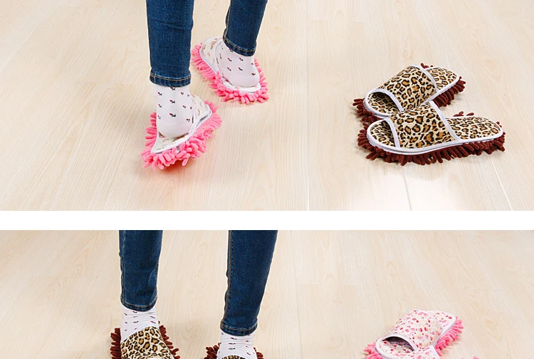 Xinzhi Shang Wholesale Children's Adult Open-Toe Cotton Slippers Lazy Floor Mopping Slippers Mopping Slippers Removable and Washable Sweeping Shoes